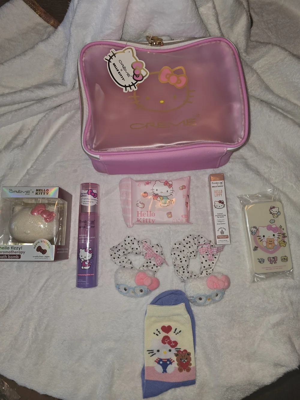 The Crème Shop x Hello Kitty 8-Piece Ultimate Beauty & Accessory Travel Bundle